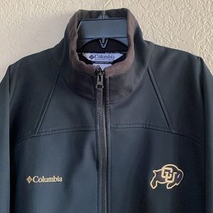 Columbia men’s soft shell OmniTech full zip jacket.  Univ of CO Buffalos.